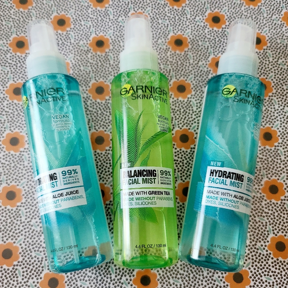 3 Garnier Skin Active Facial Mists